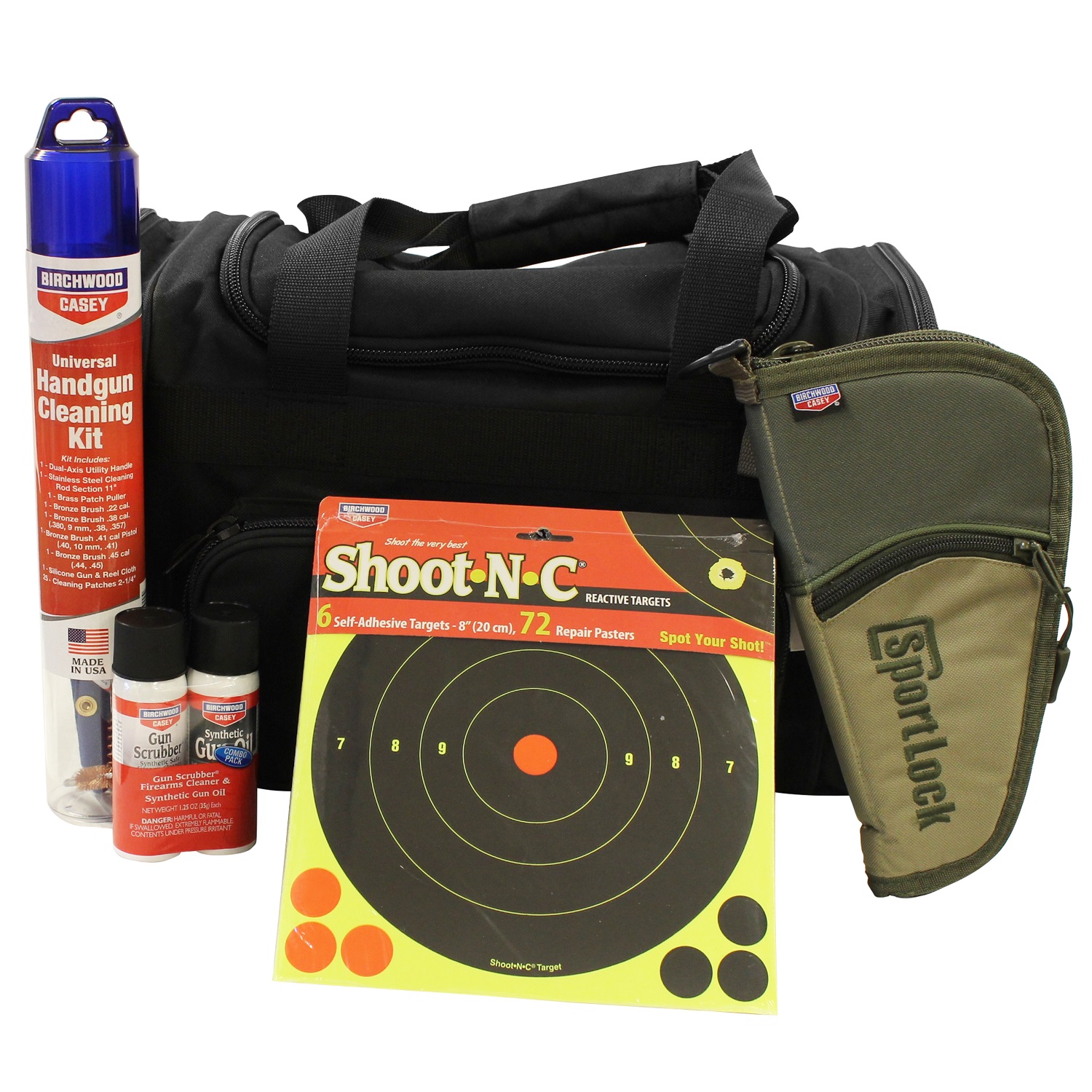 Birchwood Casey Tactical Range Kit with Gun Cleaning Kit Protective