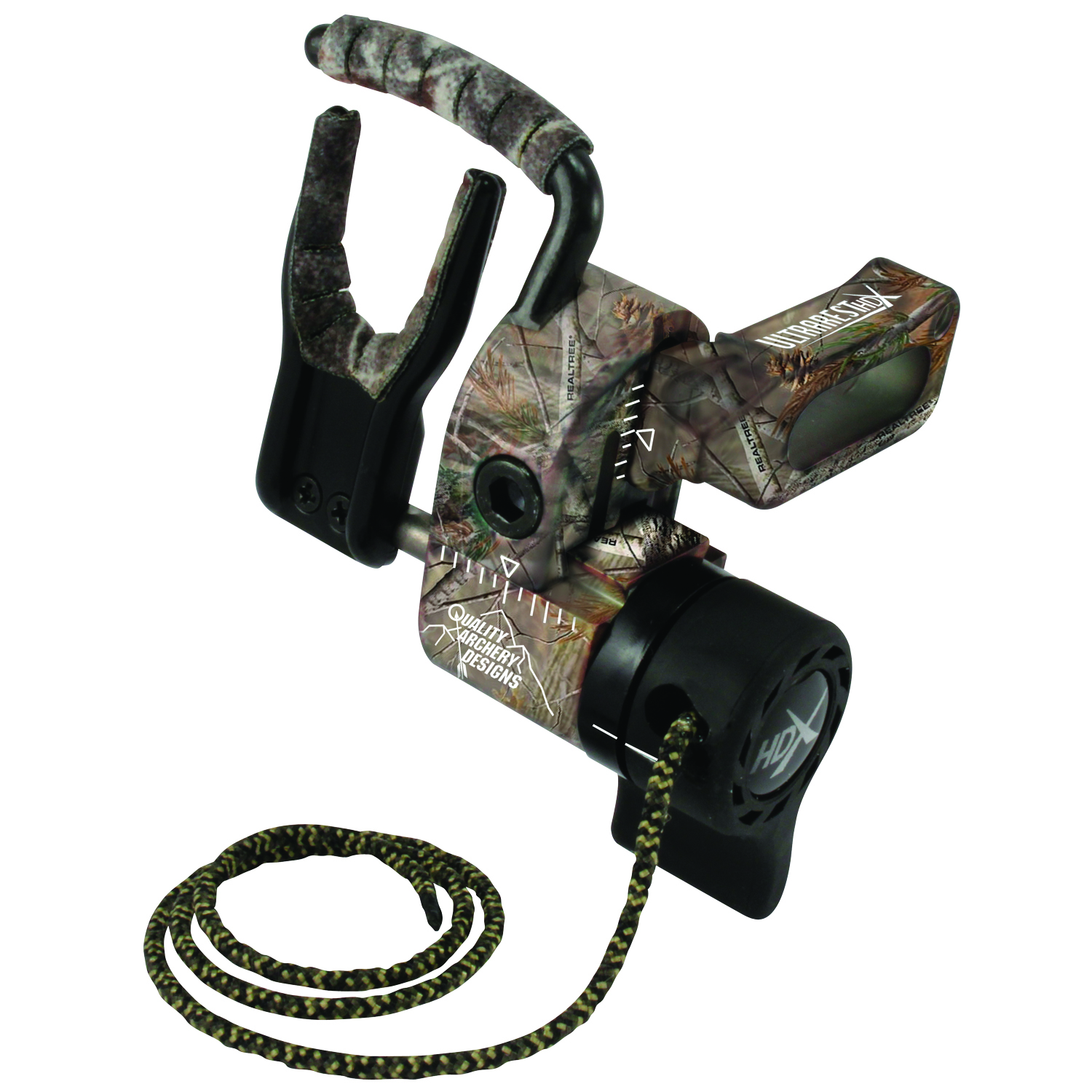 QAD Ultra Rest HDX Arrow Rest RealTree APG RH QURHDXCR